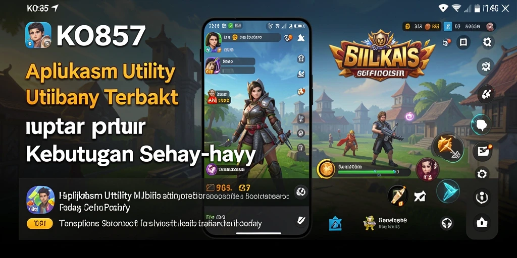 Tampilan antarmuka aplikasi KO857 yang intuitif dan efisien.