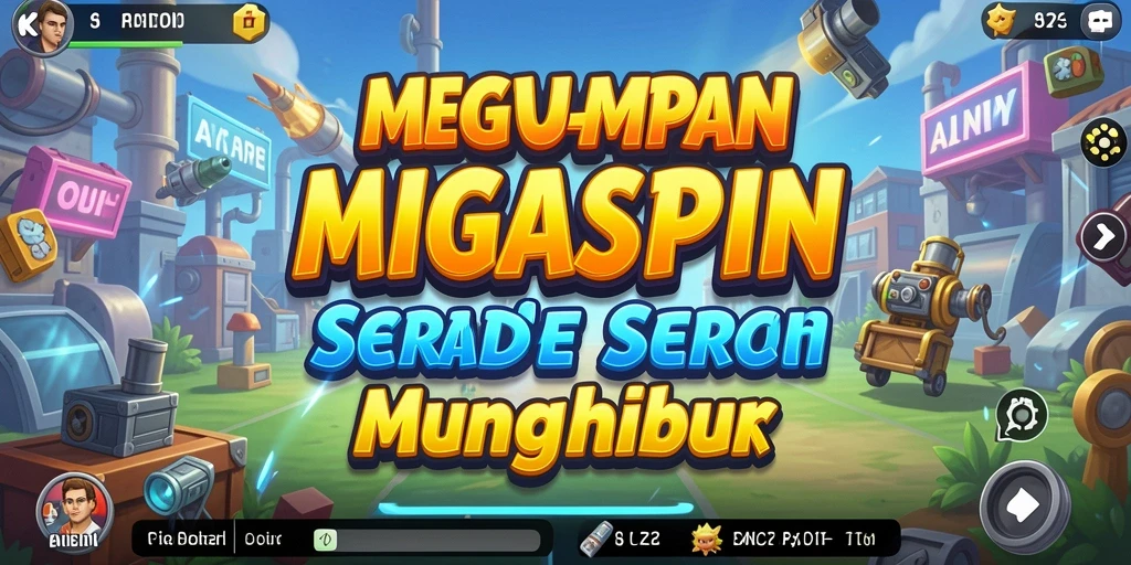 Tampilan gameplay menarik dari MIGASPIN yang menyenangkan.