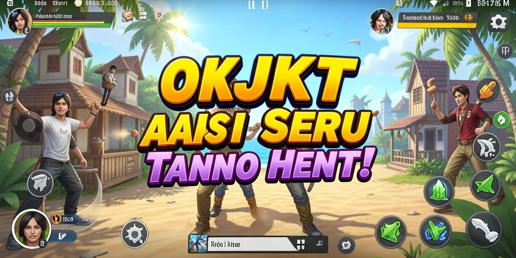 Tampilan gameplay OKJKT yang penuh aksi dan dinamis.